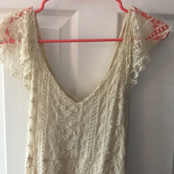 Urban Outfitters White lace mini dress - Picture 2 of 6